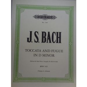 EDITION PETERS - Bach Toccata E Fuga In D Minor Per Pianoforte