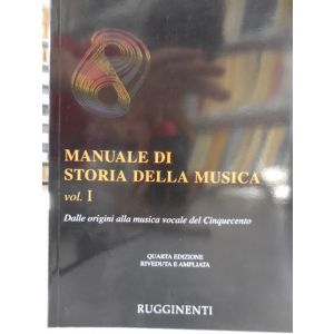 RUGGINENTI - E.Surian Manuale Di Storia Della Musica Vol. I
