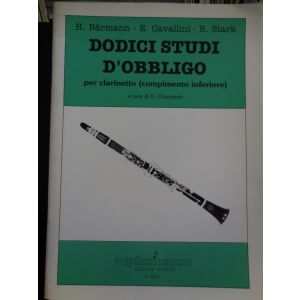 EDIZIONI MUSICALI RIUNITE - Barmann - Cavallini - Stark 12 Studi D'obbligo