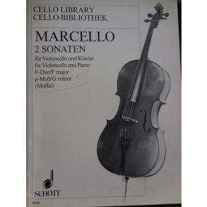 SCHOTT - Marcello 2 Sonaten per Violoncello E Piano G-minor