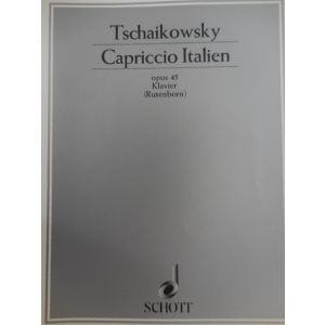 SCHOTT - Tschaikowsky Capriccio Italiano Op. 45 Per Pianoforte