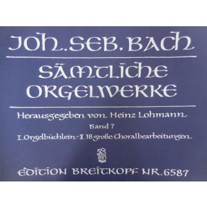 EDITION BREITKOPF - J.S.Bach Orgelwerke Band 7