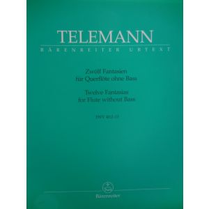 BARENREITER - Telemann 12 Fantasias For Flute Without Bass