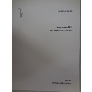UNIVERSAL - L.Berio Sequenza Ixb Per Sassofono Contralto