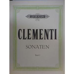 EDITION PETERS - Clementi Sonaten Band I Fur Klavier Zu Zwei Handen