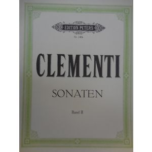 EDITION PETERS - Clementi Sonaten Band II Fur Klavier Zu Zwei Hande