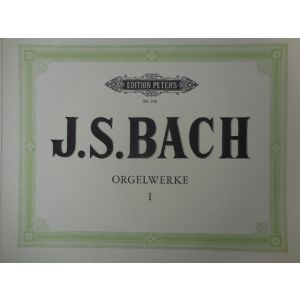 EDITION PETERS - J.S.Bach Orgelwerke I