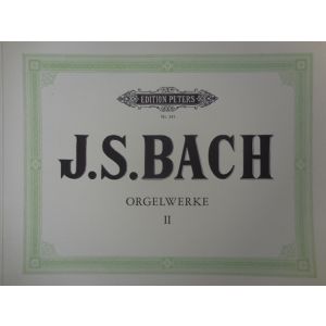 EDITION PETERS - J.S.Bach Orgelwerke II