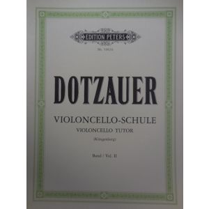 EDITION PETERS - Dotzauer Violoncello Tutor Vol.II
