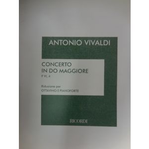 RICORDI - A.Vivaldi Concerto In Do Maggiore Riduzione Per Ot