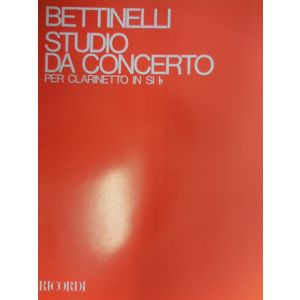 RICORDI - Bettinelli Studio Da Concerto Per Clarinetto In Sib