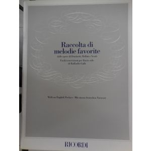 RICORDI - Doniz, Bellini, Verdi Raccolta Di Melodie Favorite P