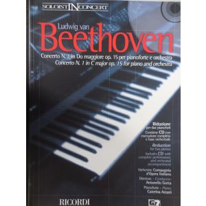 RICORDI - Beethoven Concerto N.1 In Do Maggiore Op.15 Cd P