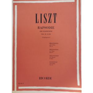 RICORDI - Liszt Rapsodie Per Pianoforte Vol. II (n.11-20)