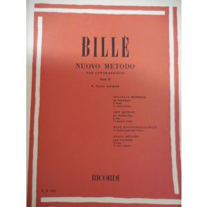 RICORDI - Bille' Nuovo Metodo Per Contrabbasso P.II Cor.V No