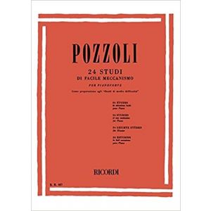 RICORDI - Pozzoli 24 Studi Di Facile Meccanismo Per Pianoforte