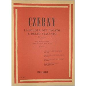 RICORDI - Czerny La Scuola Del Legato E Dello Staccato 50 Es