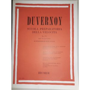 RICORDI - Duvernoy Scuola Preparatoria Della Velocita' Op.27