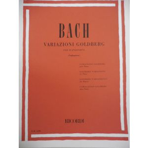 RICORDI - Bach Variazioni Goldberg Per Pianoforte