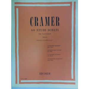 RICORDI - Cramer 60 Studi Scelti Per Pianoforte Con Compact