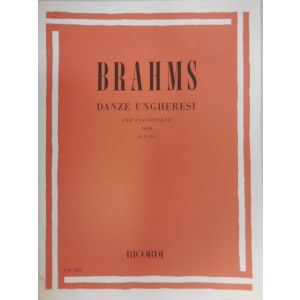 RICORDI - Brahms Danze Ungheresi Vol.II (n.11 a 21) Per Pianoforte