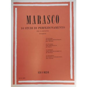 RICORDI - Marasco 10 Studi Di Perfezionamento Per Clarinetto