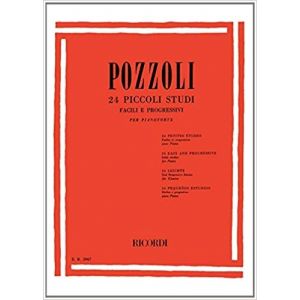 Pozzoli 24 Piccoli Studi Facili E Progressivi Per Pianoforte