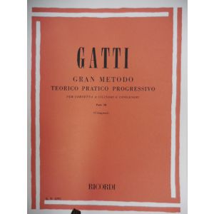 RICORDI - Gatti Gran Metodo Teor/prat.progr.cornetta Cilindri