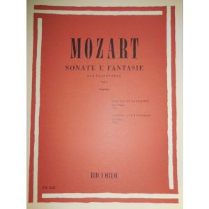RICORDI - Mozart Sonate E Fantasie Per Pianoforte Vol. I