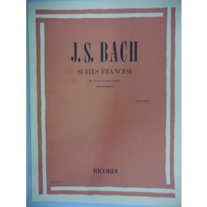 RICORDI - Bach Suites Francesi Per Pianoforte