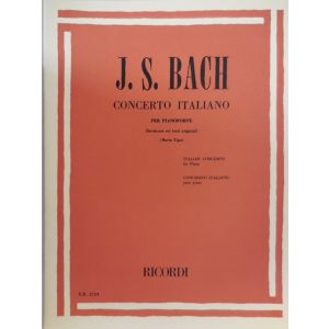 RICORDI - Bach Concerto Italiano Per Pianoforte