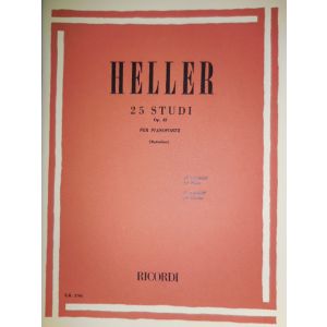 RICORDI - Heller 25 Studi Per Pianoforte Op.45