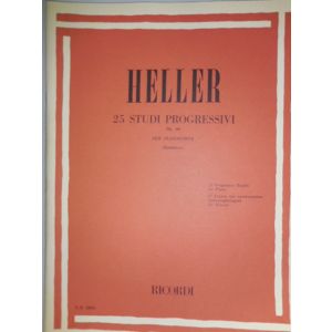 RICORDI - Heller 25 Studi Progressivi Per Pianoforte Op.46