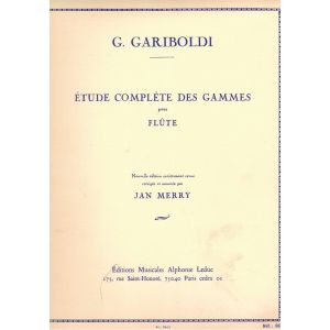 Leduc - G.gariboldi Etudes Complete Des Gammes Pour Flute