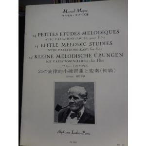 LEDUC - Marcel Moyse 24 Petites Etudes Melodiques Avec Variations Flute