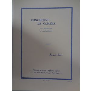LEDUC - J.Ibert Concertino Da Camera Pour Saxophone Alto
