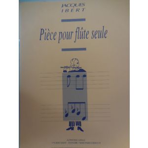 LEDUC - J.Ibert Piece Pour Flute Seule