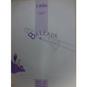 LEDUC - E.Bozza Ballade Pour Trombone Tenor Et Piano