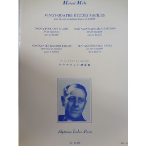 LEDUC - M.Mule 24 Etudes Faciles Pour Saxophone