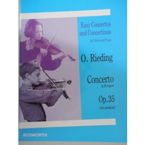 BOSWORTH - O.Rieding Easy Concertos And Concertinos per violino e piano