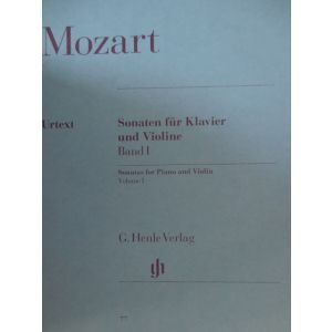 G.HENLE VERLAG - Mozart Sonaten Fur Klavier Und Violine Band I