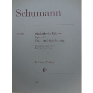 G.HENLE VERLAG - Schumann Simphonic Etudes Op 13 Per Pianoforte