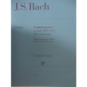 G.HENLE VERLAG - Bach Violinkonzert Violino Concerto In A Minor P