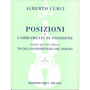 CURCI - Tecnica Fondamentale Del Violino Parte 5 Volume 1