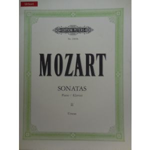 EDITION PETERS - Mozart Sonata Per Pianoforte Vol. Ii