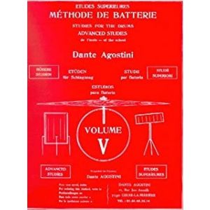 D.AGOSTINI - Methode De Batterie Vol.5 Etudes Super