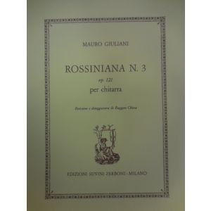 SUVINI ZERBONI - M.Giuliani Rossiniana N 3 Op.121 Per Chitarra