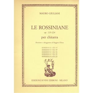 M.giuliani Le Rossiniane Op 119-124 Per Chit.(ross
