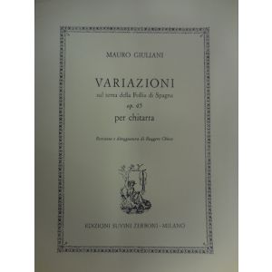 SUVINI ZERBONI - M.Giuliani Variazioni Op.45 Per Chitarra