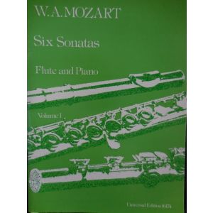 UNIVERSAL - Mozart Six Sonatas Flute Snd Piano Vol.1